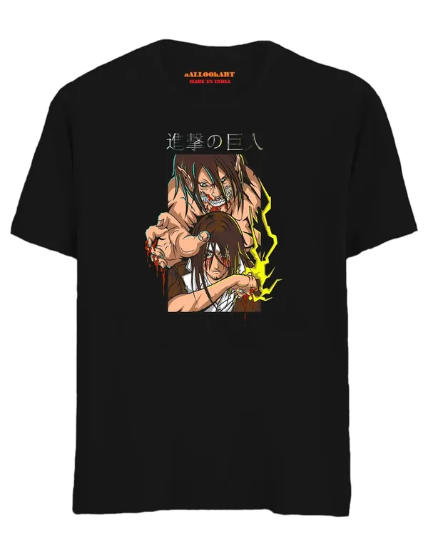 Black_Pure_Cotton_Anime_Eren_Yeagr_Printed_T-Shirt_For_Men_&_Women
