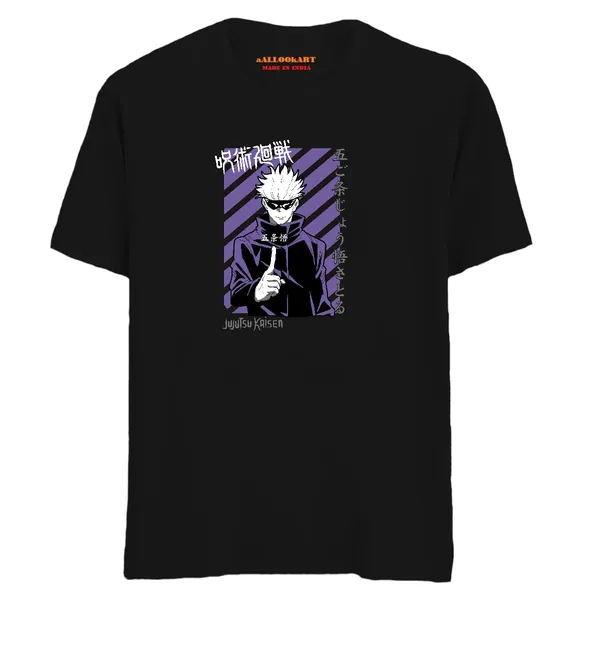 Black_Pure_Cotton_Anime_Jujutsu_Gjo_Printed_T-Shirt_For_Men_&_Women