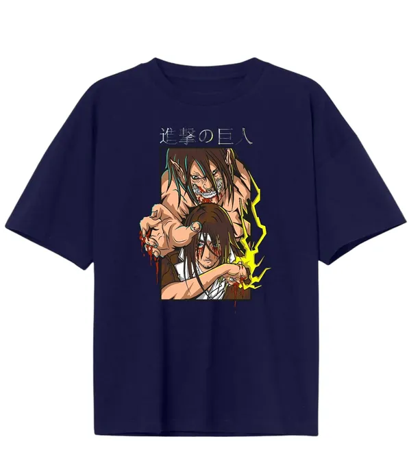 Navy_Blue_Pure_Cotton_Anime_Eren_Yeagr_Printed_T-Shirt_For_Men_&_Women