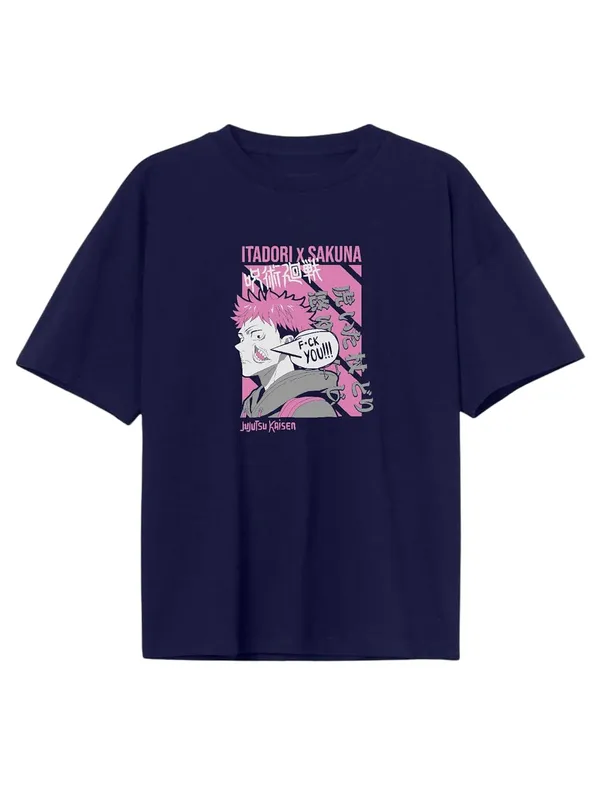 Navy_Blue_Pure_Cotton_Anime_Jujtsu_Kaisen_Printed_T-Shirt_For_Men_&_Women