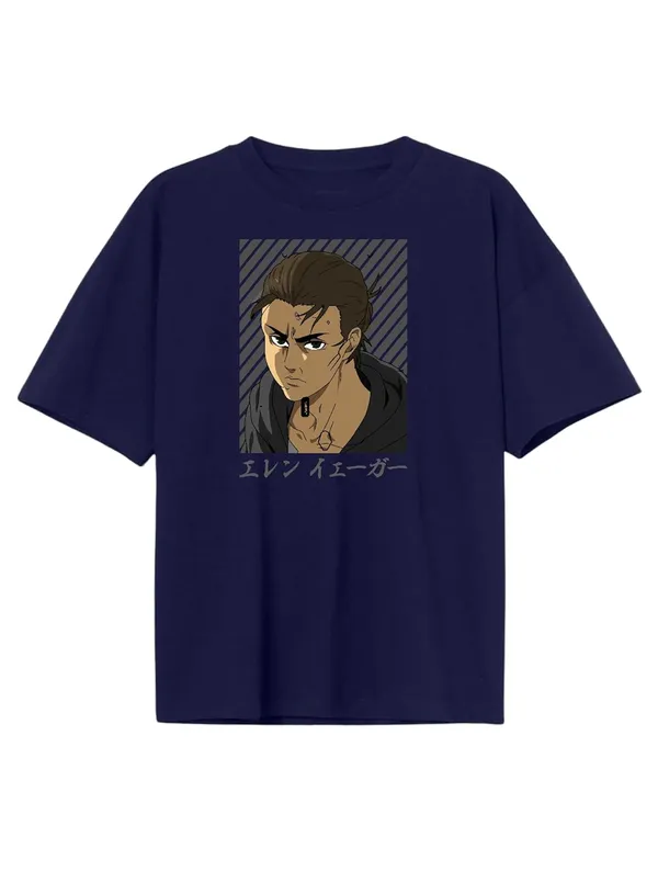Navy_Blue_Pure_Cotton_Regular_Fit_Anime_Miksa_Eren_Printed_T-Shirt_For_Men_&_Women