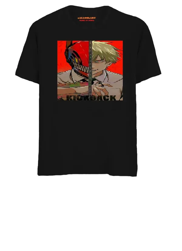 Black_Pure_Cotton_Anime_Chainisaw_Man_Printed_T-Shirt_For_Men_&_Women