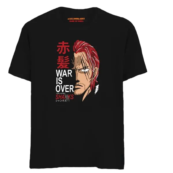 Black_Pure_Cotton_Anime_Akagami_Printed_T-Shirt_For_Men_&_Women