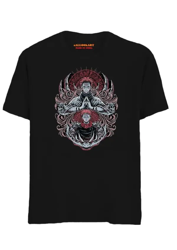 Black_Pure_Cotton_Regular_Fit_Anime_Printed_T-Shirt_For_Men_&_Women