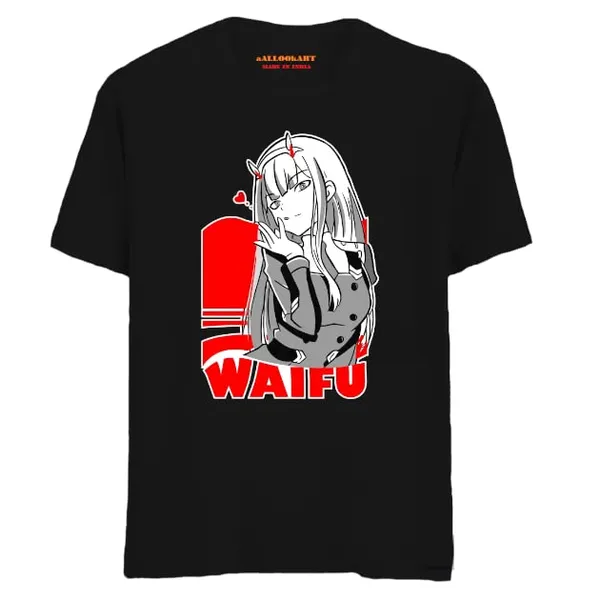 Black_Pure_Cotton_Anime_Waifu_Printed_T-Shirt_For_Men_&_Women