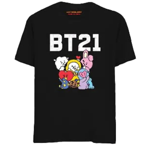 Black_Pure_Cotton_Anime_Bts_Printed_T-Shirt_For_Men_&_Women
