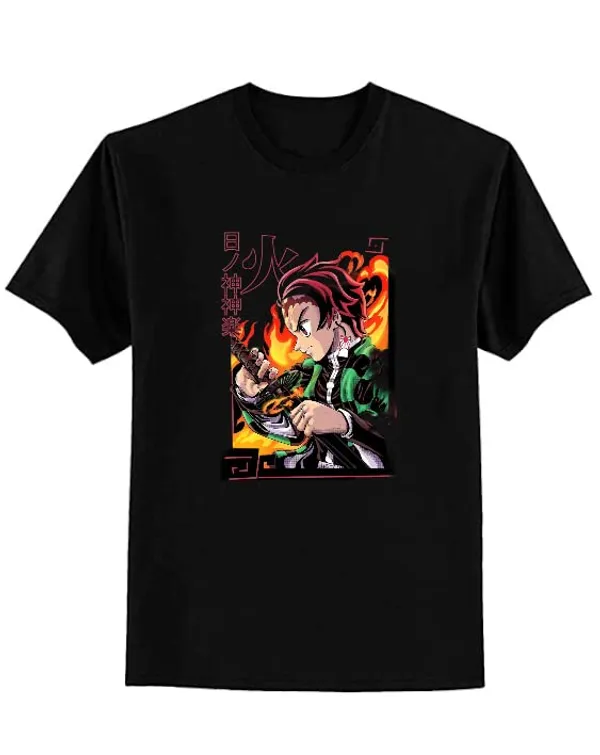 Black_Regular_Fit_Anime_Printed_T-Shirt_For_Men_&_Women