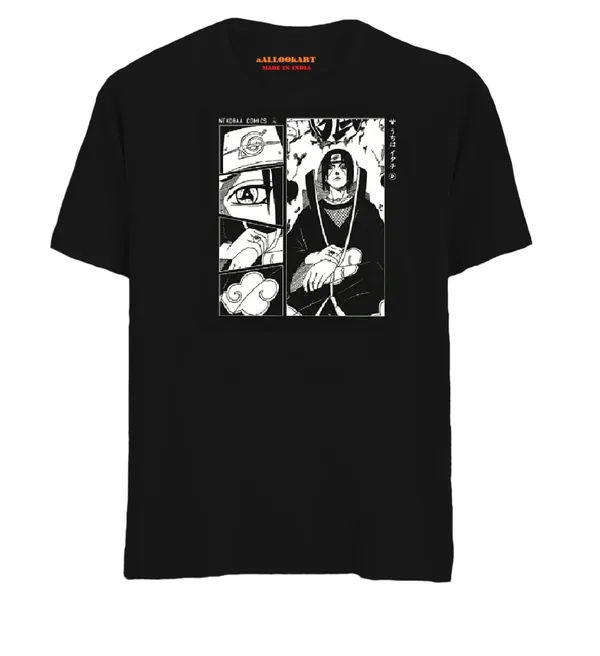 Black_Anime_Itachi_Uchiha_Manga_Streetwear_T-Shirt