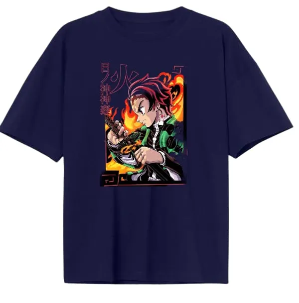 Navy_Blue_Regular_Fit_Anime_Printed_T-Shirt_For_Men_&_Women
