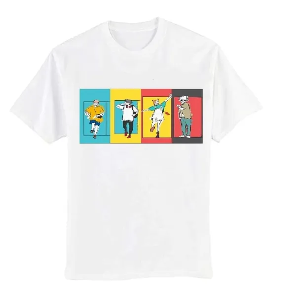 White_Stylish_Pure_Cotton_Anime_Jujtsu_Dance_Printed_T-Shirt_For_Men_&_Women