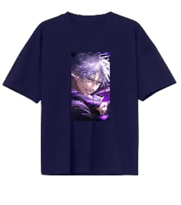 Navy_Blue_Pure_Cotton_Anime_Tail_Printed_T-Shirt_For_Men_&_Women