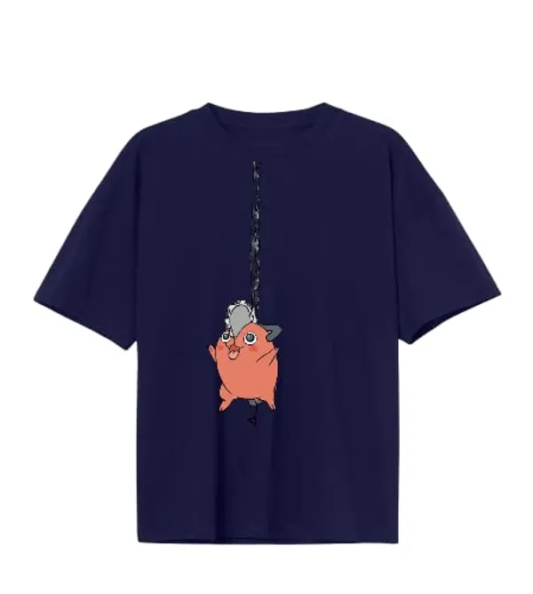 Navy_Blue_Regular_Fit_Anime_Cute_Dog_Printed_T-Shirt_For_Men_&_Women