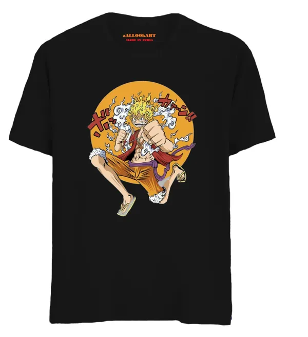 Black_Luffy_Gear_5_Regular_Anime_Printed_T-Shirt_For_Men_&_Women