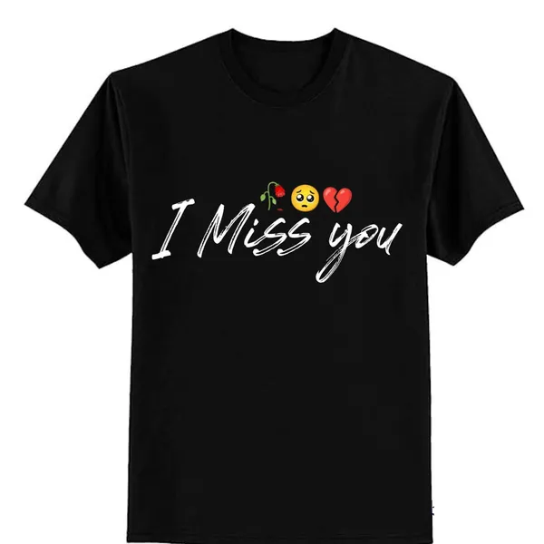 Black_Anime_Miss_U_Printed_T-Shirt_For_Men_&_Women