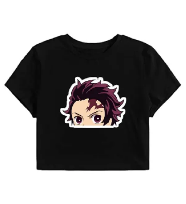 Black_Regular_Fit_Anime_Printed_Stylish_Crop_Top_For_Girls