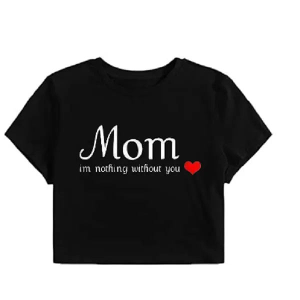 Black_Beautiful_Slogan_Related_Mom_Printed_Crop_Top_For_Girls