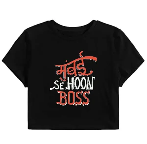 Black_Stylish_Printed_Mumbai_Se_Hoo_Boss_Crop_Top_For_Girls