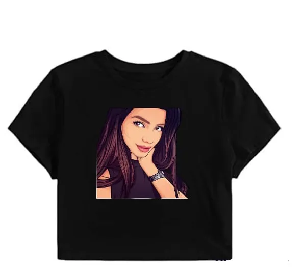 Black_Pure_Cotton_Beautiful_Lady_Printed_Crop_Top_For_Girls