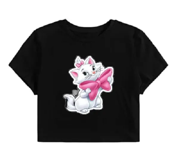Black_Pure_Cotton_Regular_Fit_Stylish_Beautiful_Cat_Printed_Crop_Top_For_Girls