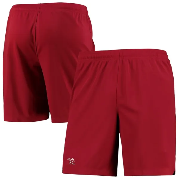 Red_Polyester_Football_Liv_Unisex_Shorts