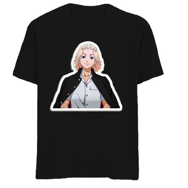 Black_Pure_Cotton_Anime_Printed_T-Shirt_For_Men_&_Women