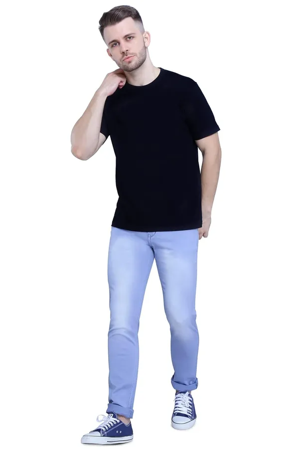 Black_Pure_Cotton_Ultra_Soft_Stylish_Half_Sleeve_Plain_T-Shirt_For_Men_&_Women