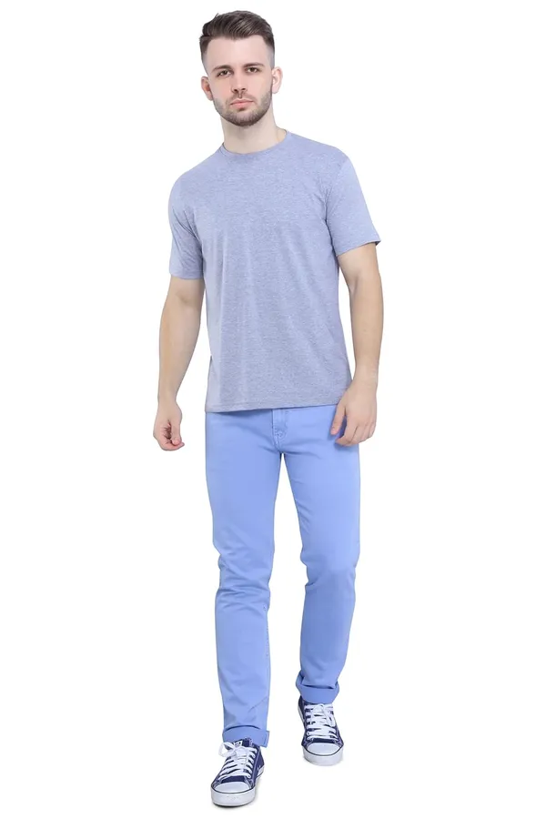 Grey_Melange_Pure_Cotton_Ultra_Soft_Stylish_Half_Sleeve_Plain_T-Shirt_For_Men_&_Women