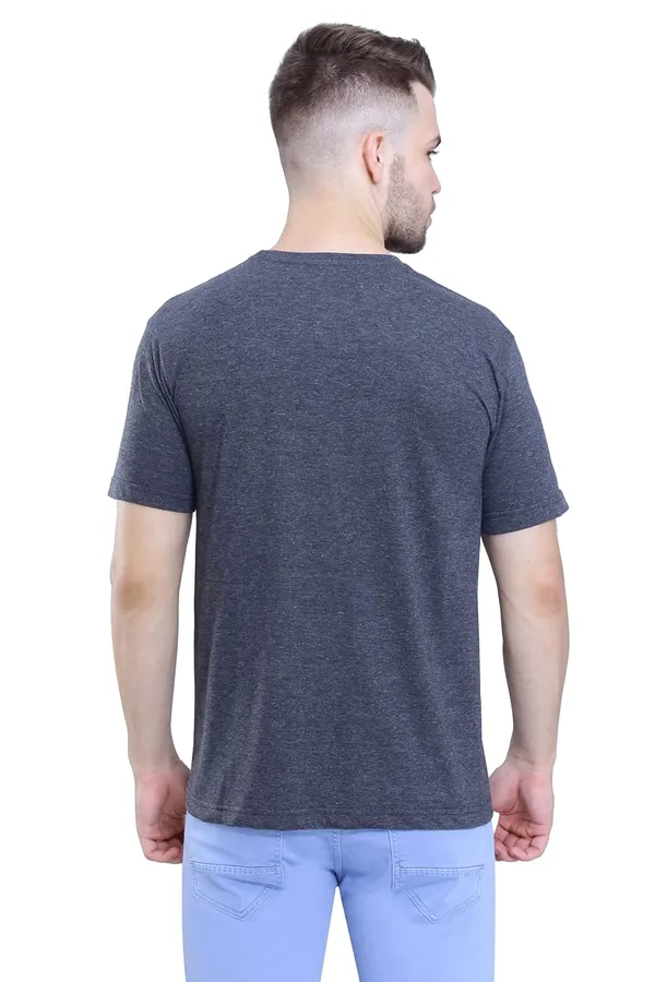 Red,_Anthracite_Melange_Stylish_Plain_T-Shirt_For_Men_&_Women_Pure_Cotton_Ultra_Soft_Comfort