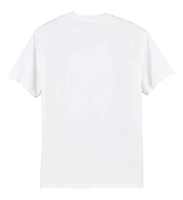 White_Pure_Cotton_Regular_Fit_Personalized_Logo_On_T-Shirt_For_Men_&_Womens