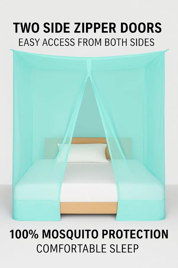 Green_Poly_Cottton_Mosquito_Net_For_Protection_Against_Insect_Borne_Diseases