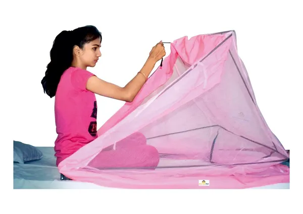 Cream_Polyester_Mosquito_Net_For_Protection_Against_Insect_Borne_Diseases