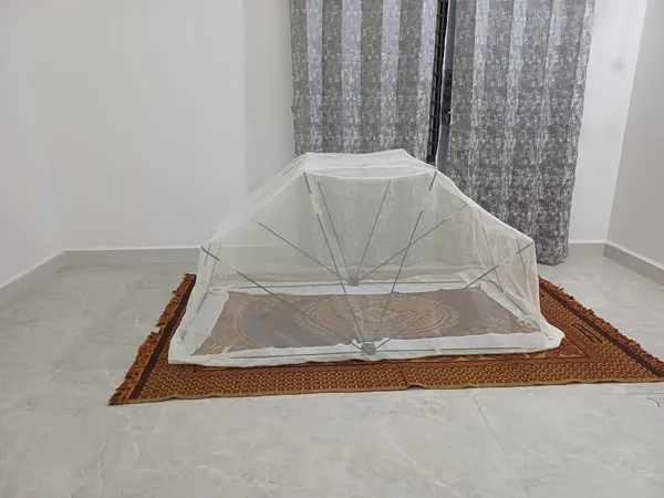 Cream_Polyester_Mosquito_Net_For_Protection_Against_Insect_Borne_Diseases