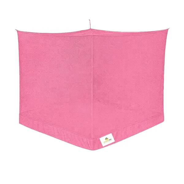 Pink_Poly_Cottton_Mosquito_Net_For_Protection_Against_Insect_Borne_Diseases