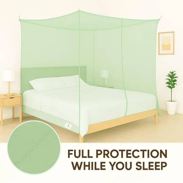 Green_Poly_Cottton_Mosquito_Net_For_Protection_Against_Insect_Borne_Diseases