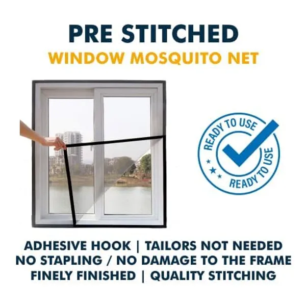 Grey_Polyester_Mosquito_Net_For_Protection_Against_Insect_Borne_Diseases