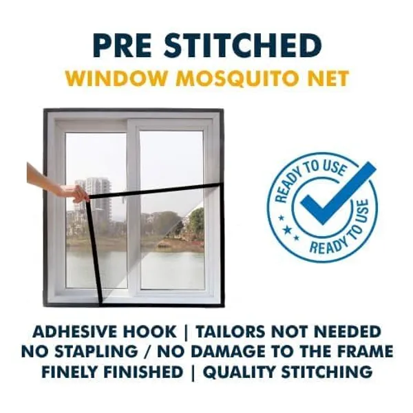 Grey_Polyester_Mosquito_Net_For_Protection_Against_Insect_Borne_Diseases