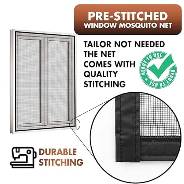 Grey_Polyester_Mosquito_Net_For_Protection_Against_Insect_Borne_Diseases