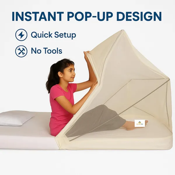 Cream_Polyester_Mosquito_Net_For_Protection_Against_Insect_Borne_Diseases
