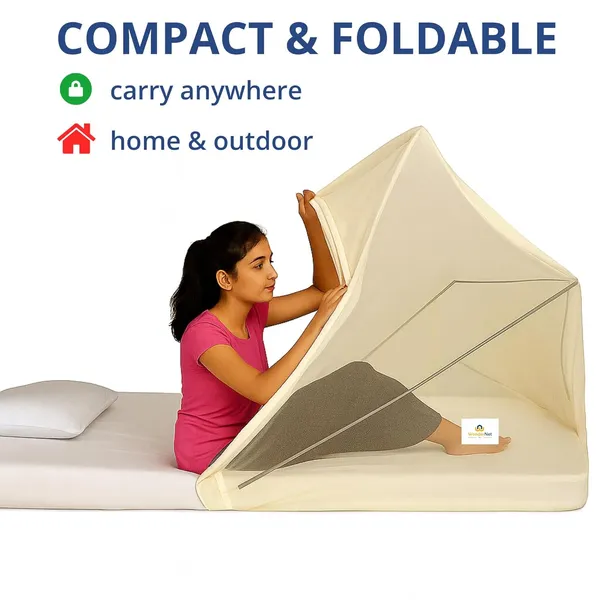 Cream_Polyester_Mosquito_Net_For_Protection_Against_Insect_Borne_Diseases
