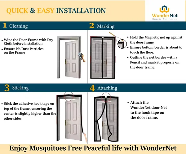 Grey_Door_Fibreglass,_Polyester_Mosquito_Net_For_Protection_Against_Insect_Borne_Diseases
