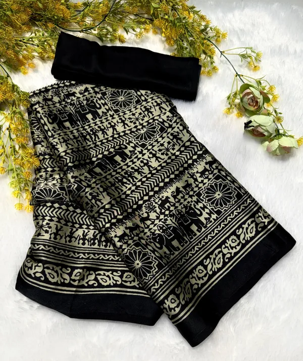 Trendz_Beautiful_Rich_Pallu_&_glodan_pre_ajrakh_silk_saree