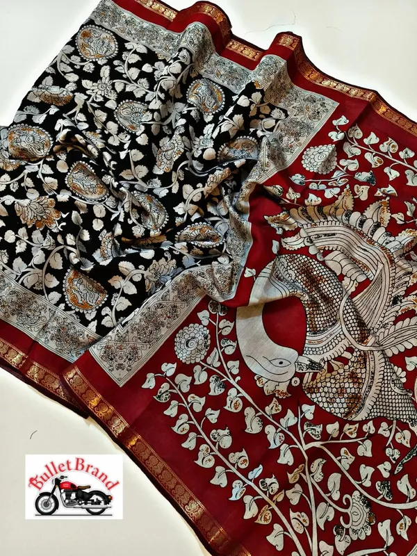 HEWY_DOLLA_KALMKARI_PURE__SILK_SAREE