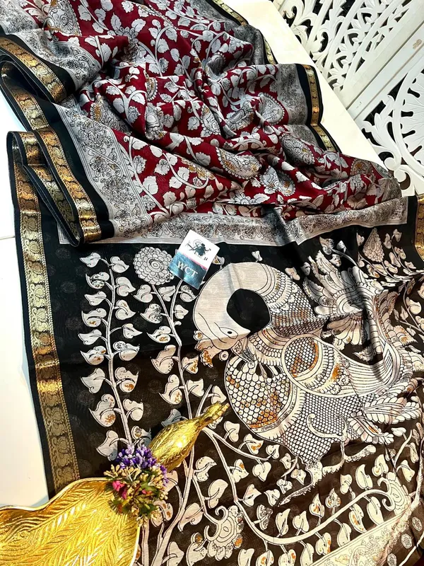 HEWY_DOLLA_KALMKARI_PURE__SILK_SAREE