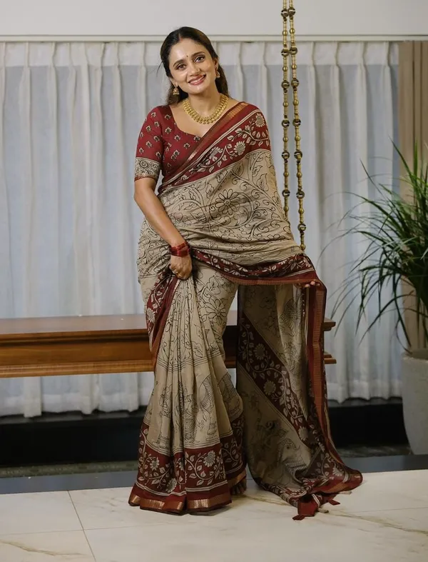 Madura_elephant_Jaipur_Mul_Cotton_SAREE