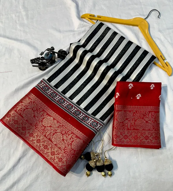 NEW_SEMI_GAJJI__AAJRAKH_GOLDAN_BODAR_SILK_SAREE