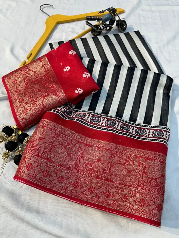 NEW_SEMI_GAJJI__AAJRAKH_GOLDAN_BODAR_SILK_SAREE