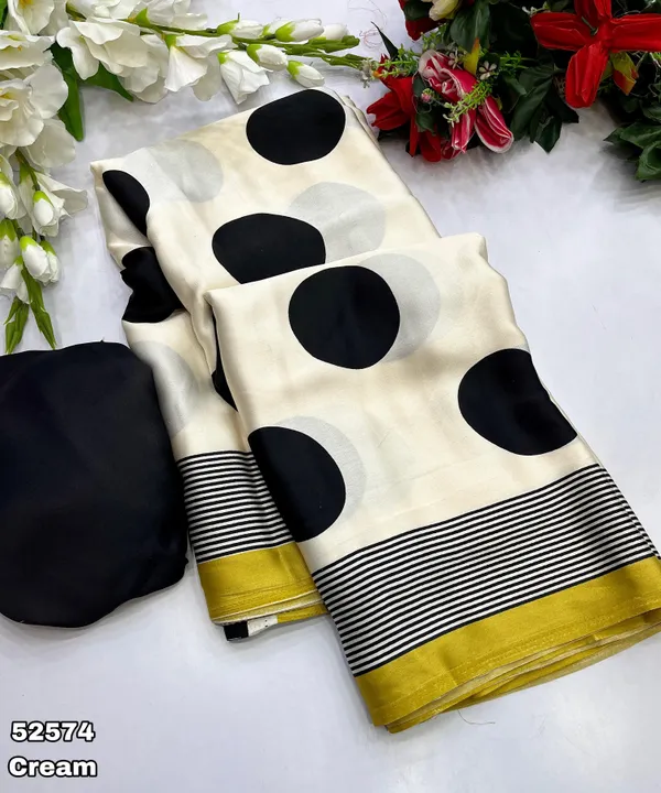 Original_Semi_Gajji__Ajrakh_Gola_Silk_ Saree_With_Blouse_