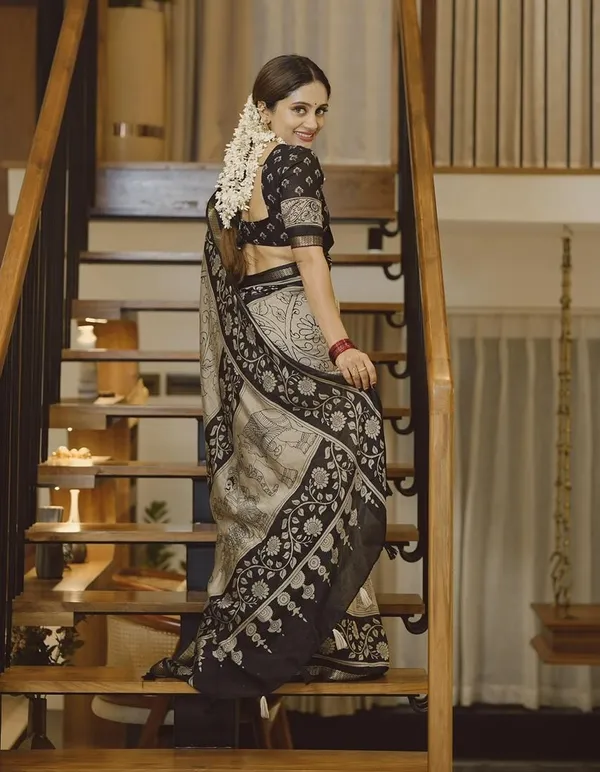 Madura_elephant_Jaipur_Mul_Cotton_SAREE