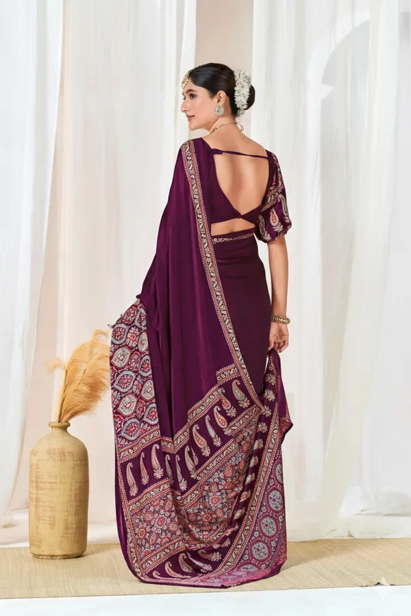 Semi_Pure_Gajji_Soft_Silk_Saree_With_Hand_Ajrakh_Designing