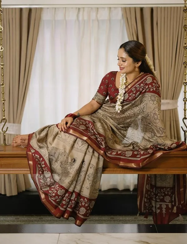 Kalamkari_Prints_Mull_Cotton_Saree